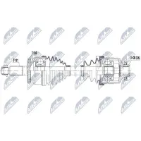 NTY NPW-KA-380 Aandrijfas