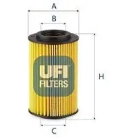 Ufi 25.054.00 Oliefilter