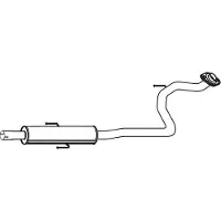 VEGAZ TS-393 Uitlaat middendemper