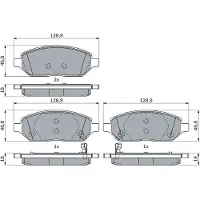 Bosch 0 986 494 906 Remblokken