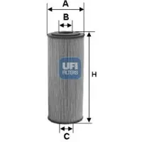 Ufi 25.132.00 Oliefilter