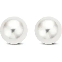 New Bling Goud 9NBG-0012 - Oorknopjes Bol - Parel - 6mm - Goud