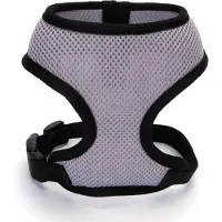 Nobleza Honden Y tuigje - Gevoerd tuigje - borsttuigje - Mesh - Harnas - L - Grijs