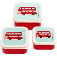 Rex London Snackdoosjes bus (set van 3) -