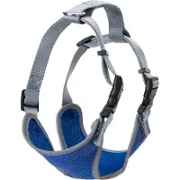 Nobleza Hondentuig - Borsttuig - H-model - Harnas - mesh stof - Nylon - verstelbaar - M - Blauw