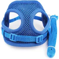 Nobleza Hondentuig - Honden tuig - Y Tuig hond - Instaptuig hond - Hondenharnas - Maat M - Blauw