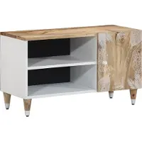 vidaXL Tv-meubel 80x31,5x46 cm massief mangohout