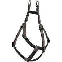 Wouapy - hondenharnas -bruin - voorzien van verzachte delen -verstelbaar - 20mm x 47/71cm