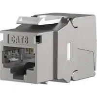 Efbe-Schott Keystone RJ45 | Cat8 S/FTP (Geaard, Zink)