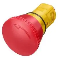 Siemens 3SB20001AC01 3SB2000-1AC01 Noodstop-paddenstoelknop Continu (Ø) 28.5 mm IP65 1 stuk(s) Piece