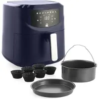 BK Connect XXL Airfryer 7,6L met 3-delige bakset - PFAS-vrij