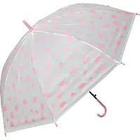 Clayre & Eef Kinderparaplu Ø 88x71 cm Roze Wit Kunststof