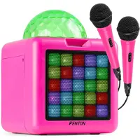 Fenton KAR15P karaokeset met Bluetooth en 2 microfoons - Inclusief