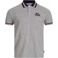 Lonsdale Shirt 'Occumster' navy / grijs gemêleerd / rood / wit