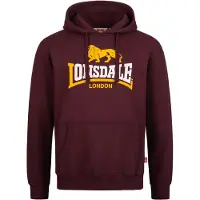 Lonsdale Sweatshirt 'Thurning' bourgogne