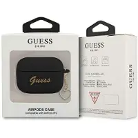 GUESS Koffertje met hanger (Hoofdtelefoon hoes), Hoofdtelefoon Tassen + Beschermende Covers, Zwart