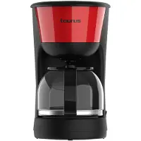 Taurus Verona Vintage, rode koffiezetapparaat, filterkoffie, 1000 W, zwart, rood