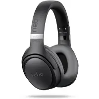 Veho ZB-4 - Koptelefoon - Bedraad en draadloos Hoofdband Oproepen/muziek USB Type-C Bluetooth Zwart, Grijs