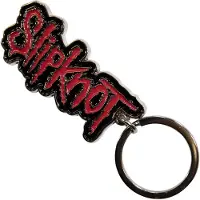 Slipknot - Logo Sleutelhanger - Zwart/Rood