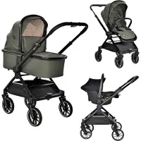 Lorelli Reya Green 3-in-1 Kinderwagen incl. Autostoel 1002195-2411