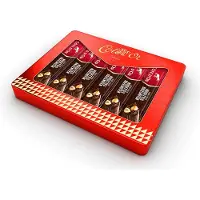 Côte d'Or deluxe geschenkdoos - mix van 6 chocoladerepen - pure chocolade met hazelnoten - origineel chocoladecadeau - 270g