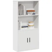 vidaXL Boekenkast 60x24x120 cm bewerkt hout wit