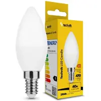 Technik E14 LED Lamp 4.9W - 490lm - 2700K - Warm Wit - LED Kaarslamp B35 - Vervangt 45W Halogeen Gloeilamp