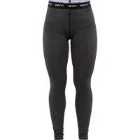 Craft Extra warm Merino Wollen Thermobroek Dames - Core Wool - Zwart / L
