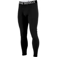 Mons Royale Cascade Merino Base Layer, thermobroek, heren, zwart