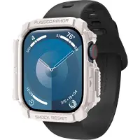Spigen Rugged Armor Case voor de Apple Watch 10 / 11 - 46 mm - Beige