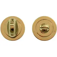 HDD pro WC Garnituur Rond Draairozas Messing PVD