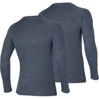 Heatkeeper - Thermoshirt heren - Antraciet - XL - 2-Stuks - Thermokleding heren