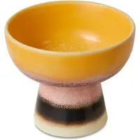 HK Living 70's tapasschaal op voet S Ø11x9,5 cm Sunshade