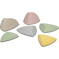 KiddyMoon Balancing Stones Voor Kinderen 6 Stuks River Stones Babies Hilltops Om Balans te Bevorderen Motorische Vaardigheden En Coördinatie Stepping Stones Voor Peuters Bevordert Antislip