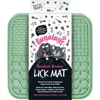 Bugalugs likmat voor dieren - Slowfeeder - Honden - Katten - Siliconen - Groen