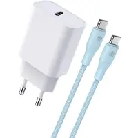 Phreeze 30w usb-C Lader + usb-C naar usb-C Kabel - 1 Meter - Super Snel Laden voor o.a S24,S23,S22,S21,S20, A54 (Plus, Ultra)