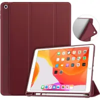 Phreeze Smart Case geschikt voor iPad 10.2 2019/2020/2021 Hoesje Hoes Cover - Met Pen Houder - Vouwbaar - Standaard