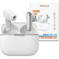 Phreeze Draadloze Oordopjes Noise Cancelling - Bluetooth Oordopjes - Draadloze oortjes - Oortjes draadloos - Wit