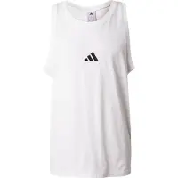 Adidas Functioneel shirt 'ESSENTIALS SMALL LOGO SINGLE JERSEY TANK' zwart / wit