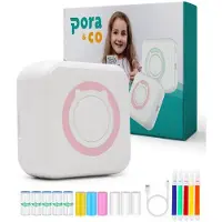Pora&co Mini printer voor mobiel, roze