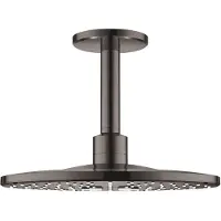 GROHE Rainshower SmartActive 310 Hoofddouche - 31cm - 2 straalsoorten - plafondarm 14.2cm - hard graphite 26477a00