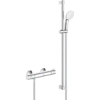 GROHE Grohtherm 800 comfortset 150mm met koppelingen 90cm chroom 34566002