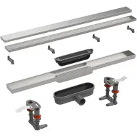 Easy drain douchegoot 70cm Compact 30 Clean Dryphon Zero/Tegel ws30mm edcom30ztdry-70