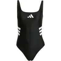 Adidas 3 Stripes U Back Swimsuit Zwart 30 Vrouw