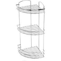 Plieger Solid Doucherek - Hoekplanchet - 3 Laags - Draadmodel - Chroom