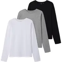 TWO SOON Shirt grijs gemêleerd / zwart / wit