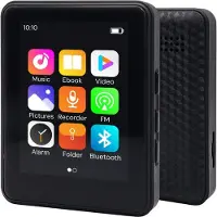 Orbit Electronic MP3 Speler Bluetooth - Compacte MP4 Video Speler - Dictafoon - BT 5.3 - FM Radio - Touchscreen - MP14 - Zwart