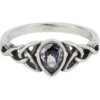 EtNox Ring - Celtric Drop - voor Vrouwen - zilverkleurig | Maat 59