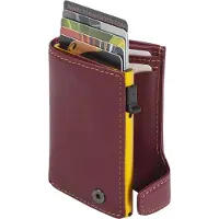 Tony Perotti Vegetale Dames Dames Pasjeshouder - Leer - rfid - Rood