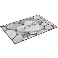 Kleen-Tex Deurmat Wash&Dry Pebble Stones - 40 x 60cm